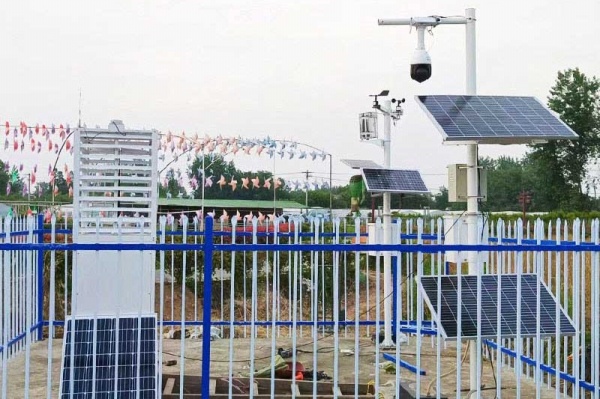 Conet Technology Integrated Forest Fire Risk Factor Monitoring Station